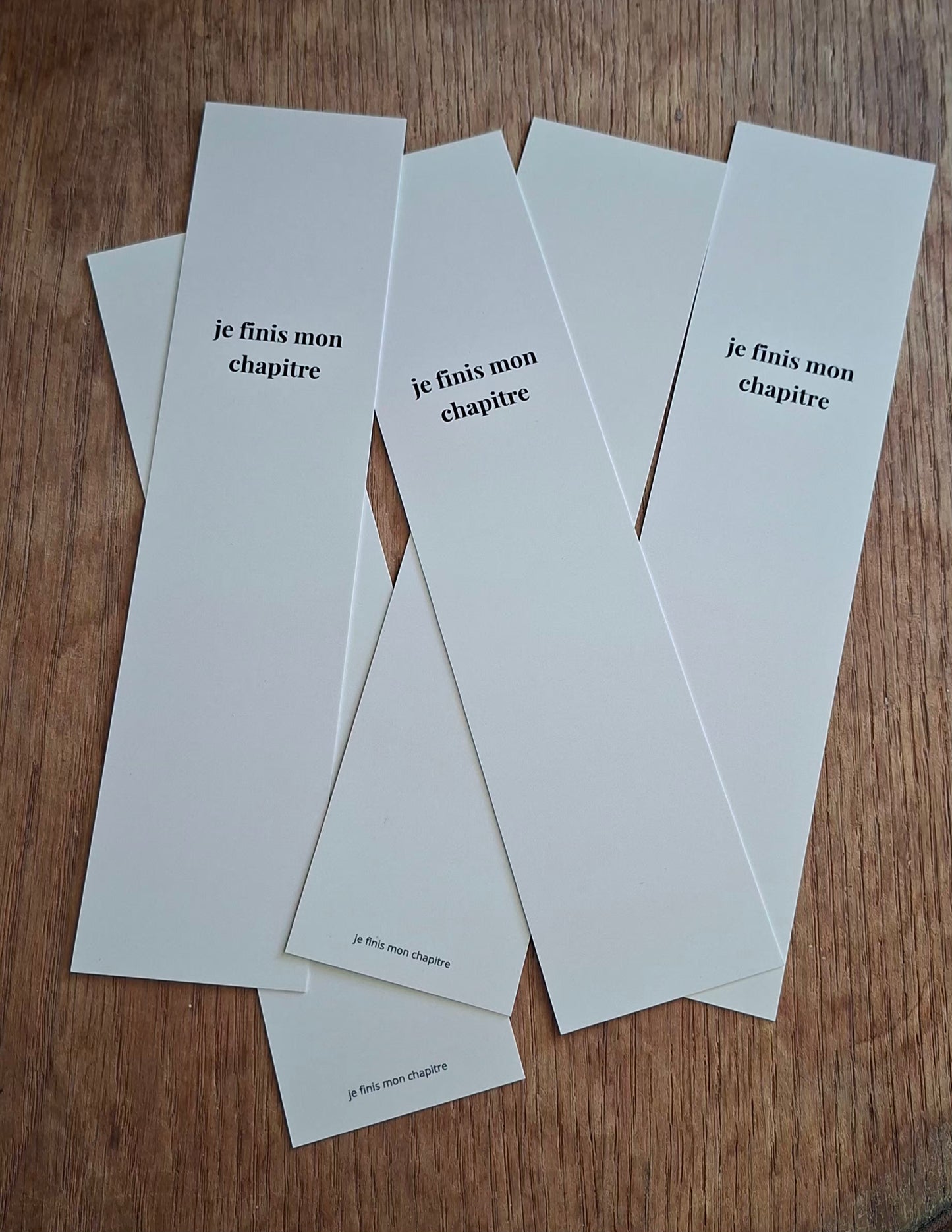 Marque page je finis mon chapitre